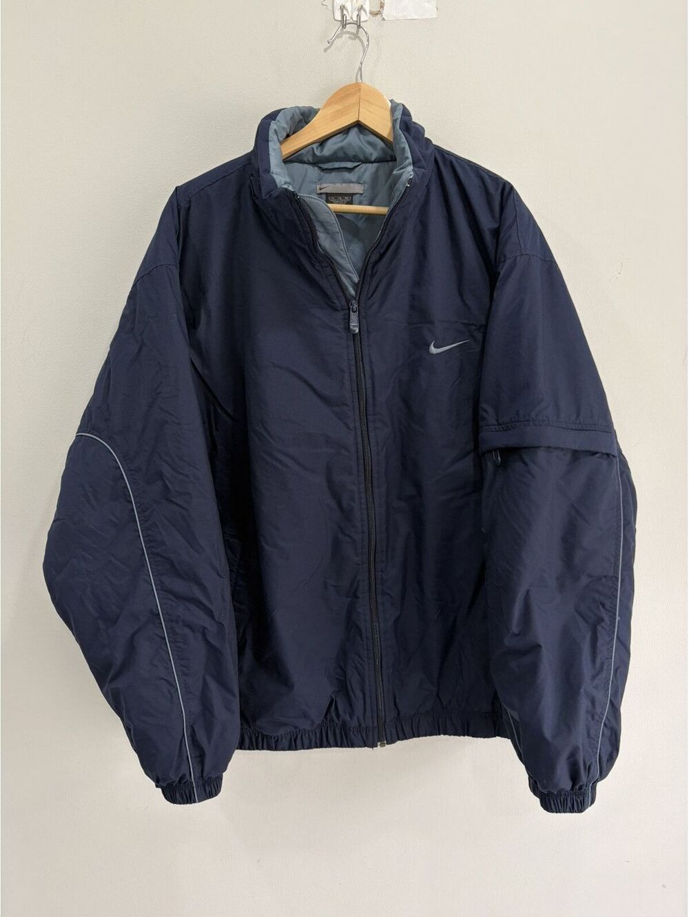 Vintage Nike Puffer Jacket Coat swoosh check